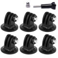 Tripod Mount Adapter for GoPro Hero 6, 5, 4, 3+, 3, 2, 1 Cameras (7 Packs). 