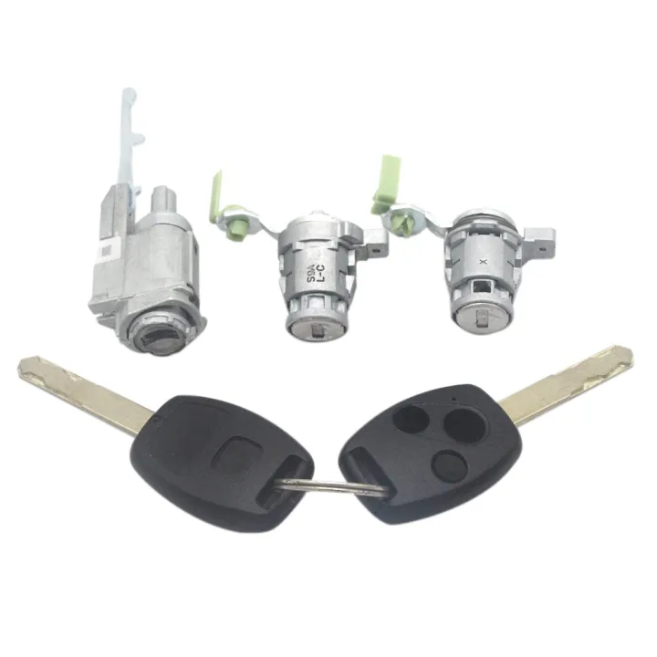 Ignition%20switch%20barrel%20lock%20for%20Honda-1%20x%20Ignition%20barrel%20lock%0D%0A2%20x%20Door%20lock%0D%0A2%20x%20Key-Silver%20-%20Image%205