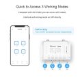 Sonoff 4CH R3/ 4CH PRO R3 4 Gang Wi-Fi Smart Switch Module Voice Control Interlock Inching Control via eWeLink APP Support Alexa. 