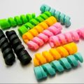 Cable Protector 4 in 1 Pack Holder Organizer Winder Clip Charger Cord Silicone Spiral Cover Flexible Protective Sleeve Charging Cable Protector Cable Protector for Mobile Phones And Laptops. 