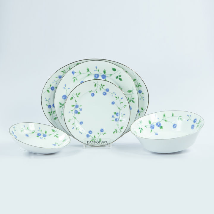 Blue Rose 21 PCS Dinner Set