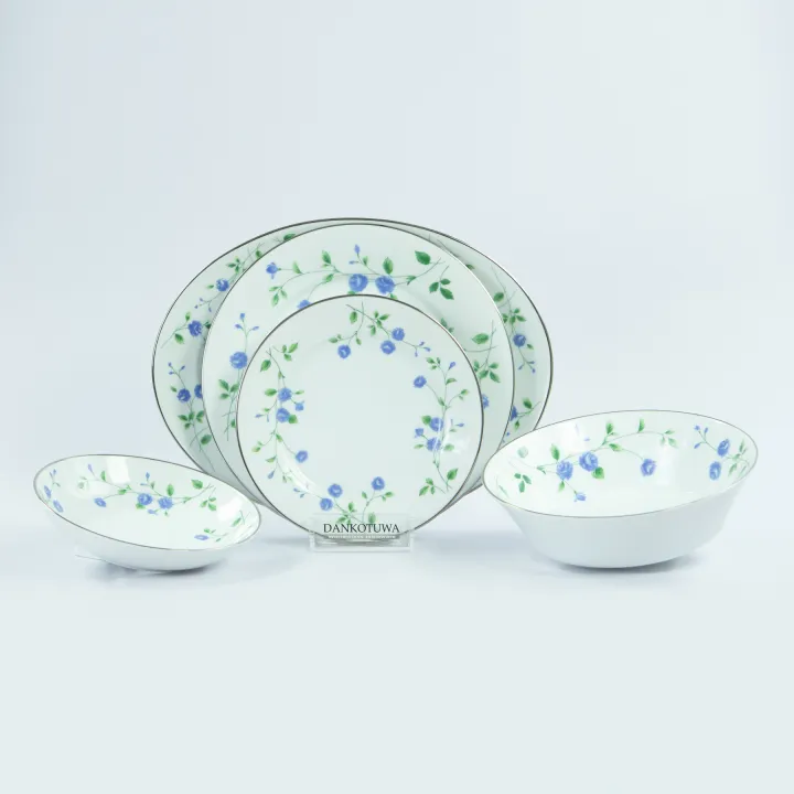 Blue Rose 21 PCS Dinner Set