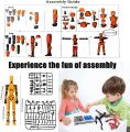 Multi-Jointed Movable Shapeshift Robot 3D Printed Mannequin Dummy 13 Action Figures Toys Kids Adults Parent-children Games. 