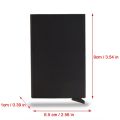 【ALLGOOD】Rfid Smart Credit Card Holder Wallets Metal Slim Pop Up Minimalist Men Wallets Black Male Purse Money Bags Carteira Masculina. 