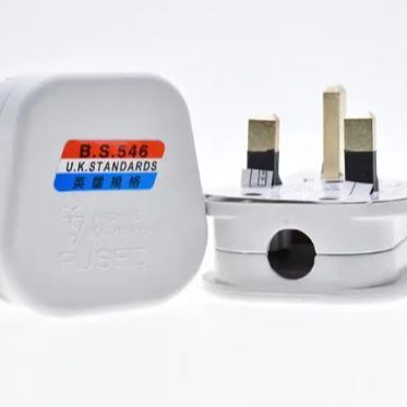 13A Plug Top Square Pin White Colour