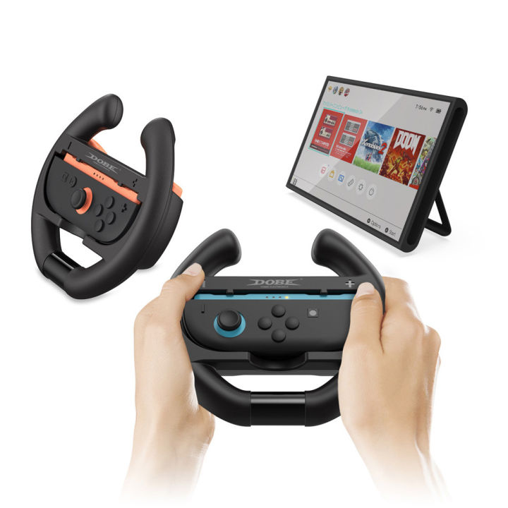 2Pcs/Set Racing Steering Wheels for Nintendo Switch 2 Handle Grips ...