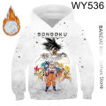 Anime Dragon Ball Hoodie Kids Coat for Boys Goku Hoodie Kids Fashion Sweatshirt Casual Long Sleeve Spring Men Women Pullover. 