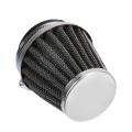 35mm-Clamp-on Motorcycle Air Filter Cleaner Mushroom Head Double Foam TapePod Filter Universal Motorbike Accessory. 