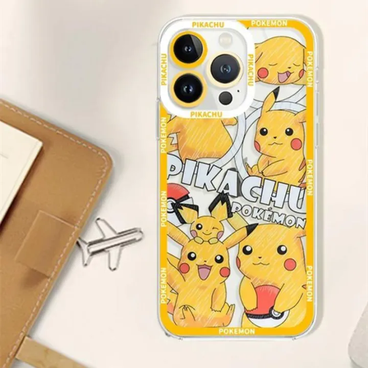Cellphone%20Case%20For%20iPhone%2015%20Plus%2011%20Pro%20Max%206%206S%207%208%20Plus%20X%20XS%20SE%202%203%20Phone%20Casing%20Angel%20Eyes%20Pokemon%20Gengar%20Pikachu%20Popular%20Japan%20Anime%20Clear%20Soft%20Shockproof%20Anti-falling%20TPU%20Camera%20Protective%20Back%20Cover%20-%20Image%204