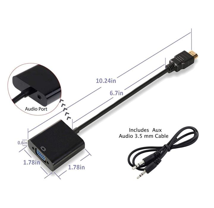 1080P%20HDMI%20to%20VGA%20Converter%20For%20Xbox%20Ps3%20Ps4%20PC%20TV%20LEDs%20Etc%20With%20Sound%20Port%20with%20Audio%203.5%20Aux%20HDMI%20to%20VGA%20Adapter%20-%20Image%205