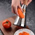 STAINLESS STEEL WOODEN  HAND HELD GRATER. 