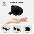 LouisWill Women Foldable Sunglasses Ladies' Retro Cat Eye Sunglasses Fashion Narrow Frame Sunglasses UV400 Protection Polarized Sunglasses Eyes Protection Eyewear Sun Glasses For Women Driving Hiking. 