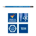 STAEDTLER® Mars Lumograph 100 Drawing Pencil - 10H/ 10B /11B/ 12B. 