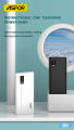 Aspor A330 10000mAh Power Bank with LED Digital Display | Dual Input & Dual Output | Fast Charging. 
