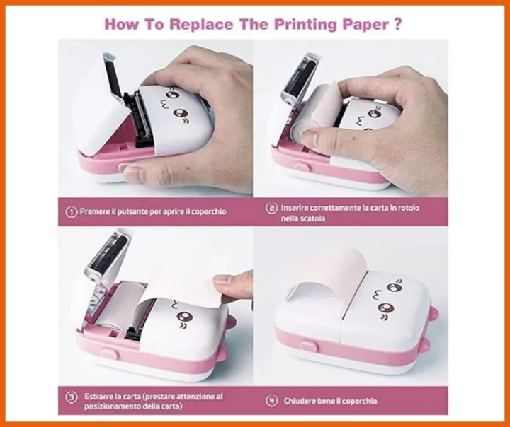 Portable%20Printer,%20Mini%20Pocket%20Printer,%20Mini%20Thermal%20Printer,200DPI%20Wireless%20Bluetooth%20BT%204.0%20Photo%20Printer,%20Label%20Memo%20Receipt%20Paper%20Smart%20Printer%20with%201%20Roll%20Thermal%20Paper%20(Pink)%20-%20Image%202