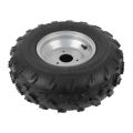 17X7.00-8 ATV Rim Tire Enhanced Grip 8 Inch ATV Wheel Rim Tire Assembly for Mini Bike. 