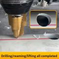 High Quality Upgraded Three Blade PPR Lifting Drill Bit Hexagon Shank 20/25/32mm Step Drill Water Pipe Connection Tool Drilling Tools Set Water Pipe Expander. 