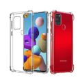 Shockproof Clear Case For Samsung Galaxy A21s Back Cover Transparent Silicone Case Soft Airbag Bumper Lens Protection Cute Design For Girls Boys New. 