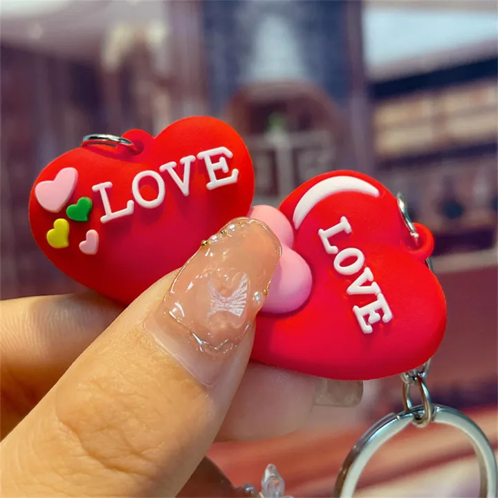 High-quality%20Keychain%20Mini%20Keychain%20Red%20Keychain%20Heart-shaped%20Keychain%20Cute%20Keychains%20Love%20Keyring%20-%20Image%205