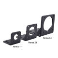 STEPPERONLINE Nema 17/23/34 Stepper Motor Mounting Bracket L Support Alloy Steel Stepping Motor Holder. 