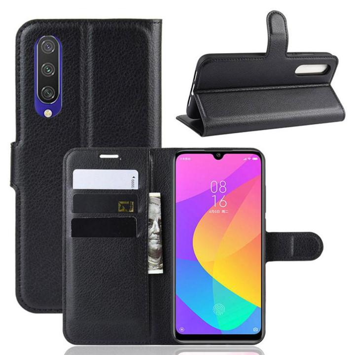 For Xiaomi Mi A3 Premium Leather Flip Cover Wallet Phone Case