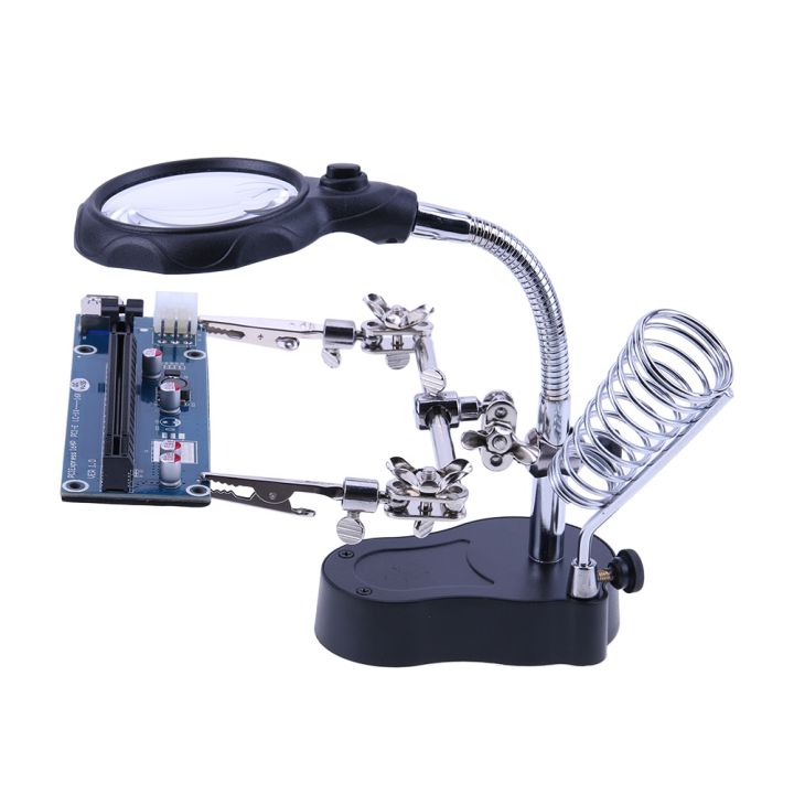 Desktop%20Welding%20Magnifying%20Glass%20With%20LED%20Light%203.5X-12X%20lens%20Auxiliary%20Clip%20Loupe%20Desktop%20Magnifier%20Third%20Hand%20Soldering%20Repair%20-%20Image%203