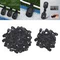 Shade Cloth Clips Lightweight Holder Tightener Shading Net Fixed Clips for Sun Shade Net 100 pcs. 
