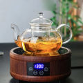 Heat Resistant Glass Tea Pot,Glass Teapot With Infuser Tea Leaf Herbal Coffee Pot Tea Set Practical Bottle Flower TeaCup. 