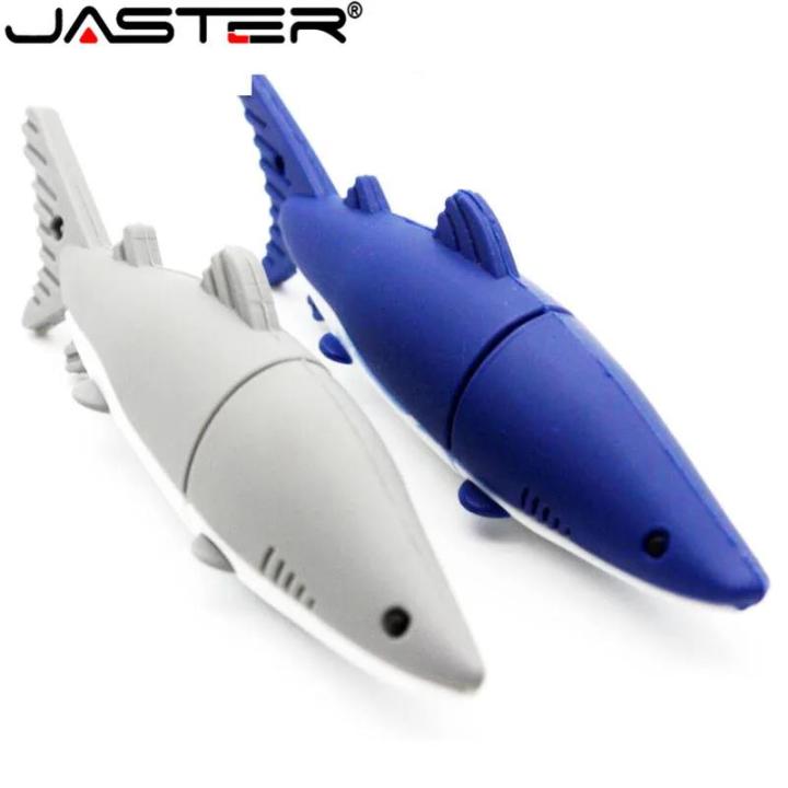 Topi Jaster JASTER full capacity Novelty Cartoon Cool style 4GB 8GB 16GB 32GB Shark ...