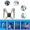 Intelligent induction vibration back support anti slip LCD display for spinal correction. 