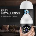 720/1080P  IP Camera 2.4G 5G WI-FI Surveillance Camera E27 Bulb Lamp CCTV IR Night Vision Motion Detection Home Security Camera Two-way Auto Tracking Audio Network PTZ Camera. 