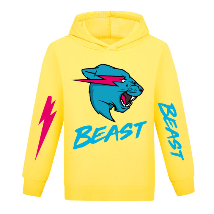 MR%20BEAST%20Cartoon%20Animation%20Boys%20and%20Girls%20Children's%20Clothing%20Hooded%20Tops%20Hoodie%20Sweatshirt%201218xx%20-%20Image%203
