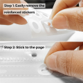 Binder Hole Protectors 2500 Pcs-1/4" Diameter Hole Reinforcement Stickers, Self-Adhesive Paper Hole Reinforcements. 