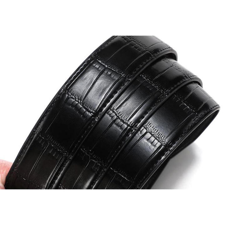 Jeans%20Accessories%20Belt%20Buckle%20Versatile%20Groove%20Head%20Headless%20Leather%20Belt%20Black%20Belt%20Pin%20Buckle%20Crocodile%20Pattern%20for%20Office%20Wear%20Business%20Professionals%20Formal%20Occasions%20Casual%20Outfits%20Fashion%20-%20Image%207