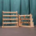 Modern Bangle Bracelet Holder Stable Gift Wood Jewelry Storage Organizer for Home. 