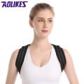 AOLIKES Back Posture Corrector Protective Band Adjustable Humpback Orthosis Straight Back Belt Back Fix Shoulder Corset Support. 