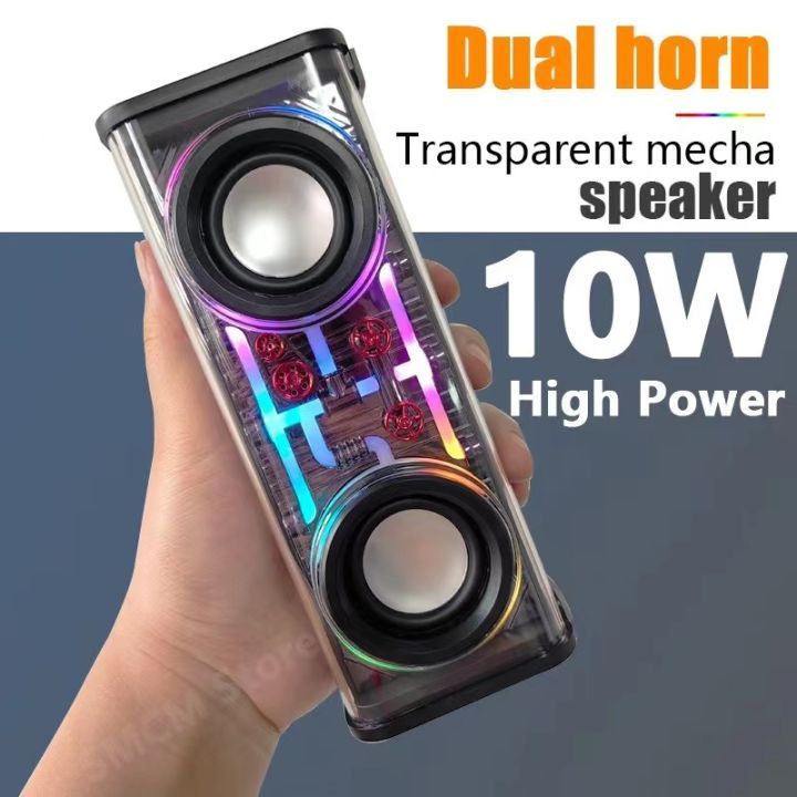 V8%20Double%20Sound%20Transparent%20Mecha%20Speakers%20RGB%20Light%20TWS%20Audio%20Bluetooth%20Sports%20Bass%20Subwoofer%20Outdoor%20Super%20Wireless%20Portable%20Speaker%20-%20Image%203