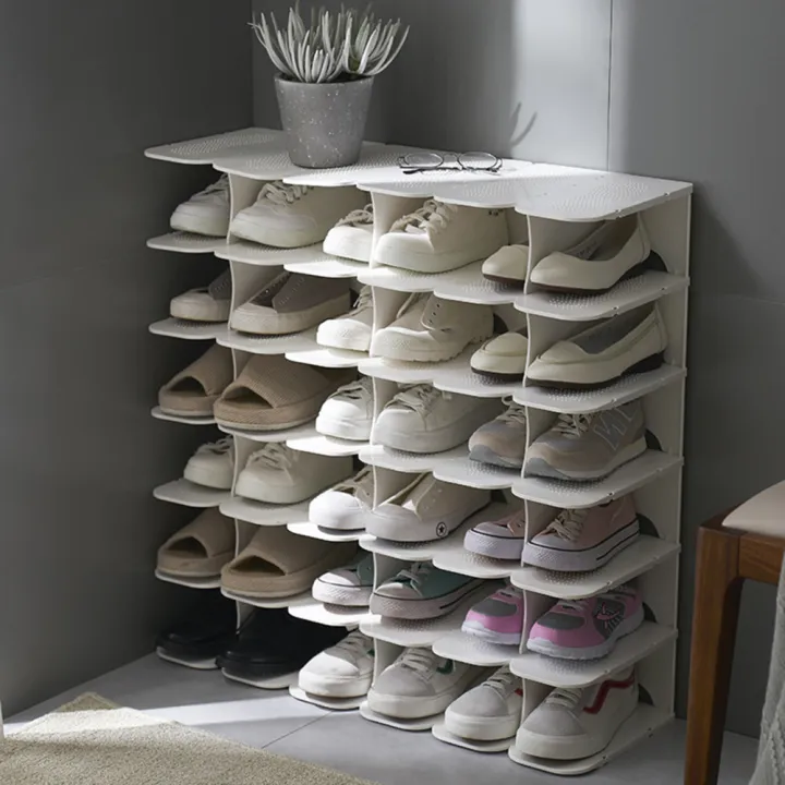 Assembly%206%20Layers%20Stackable%20Shoe%20Organizer%20Shoe%20Shelf%20Shoe%20Rack%20Stand%20Space%20Saving%20Shoe%20Hanger%20Shoe%20Box%20Cabinet%20Storage%20-%20Image%206