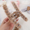 Korean Style Temperament Plush Tassel Hair Clips For Girls Women Pearl Elegant Fashion Hair Accessories. 