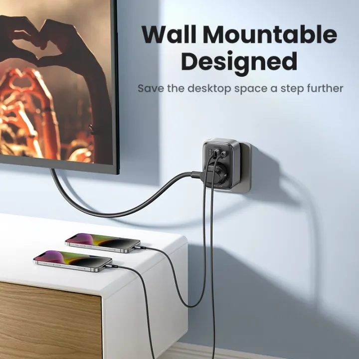 UGREEN%20PD%2030W%20GaN%20Fast%20Charger%20AC%20Outlets%20Adapter%202%20USB%201%20USB-C%20Port%20Travel%20Plugs%20for%20iPhone%2014%20Xiaomi%20Wall%20Socket%20Power%20Strip%20Charger%20-%20Image%206