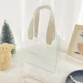 【ALLGOOD】 Birthday Gifts Bags Ins Purse Wallets Lipstick Makeup Bags Travel Wash Bags Girls Shoulder Bags Storage Bags Shopping Bags Clear Tote Bags PVC Transparent Handbags Women Cosmetic Bags. 
