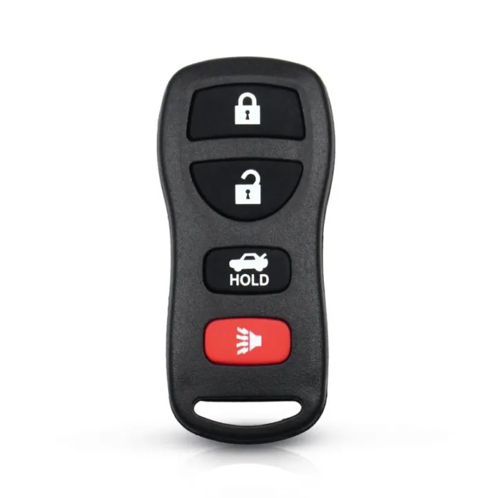 KEYYOU For NISSAN Pathfinder Titan Versa Maxima Frontier Xterra Murano INFINITI 4 Buttons Remote Car Key Shell Case