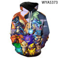 Pokemon Pikachu Pokémon Manga fleece sweater Coat Children's Clothes Casual Fashion Cartoon pullover Clothes Kids Baby. 
