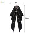 Bow Tie for Women Necktie with Long Ribbon Formal Adjustable Length Girls Brooch Pin Bowties for Party Suit Wedding Shirt Graduation. 