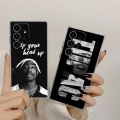 Gangsta Rapper 2pac Tupac Rap Phone Case For Samsung S24 S23 Ultra S22 S20 Plus S21 FE Clear Cover Galaxy S24Ultra S235G Fundas. 