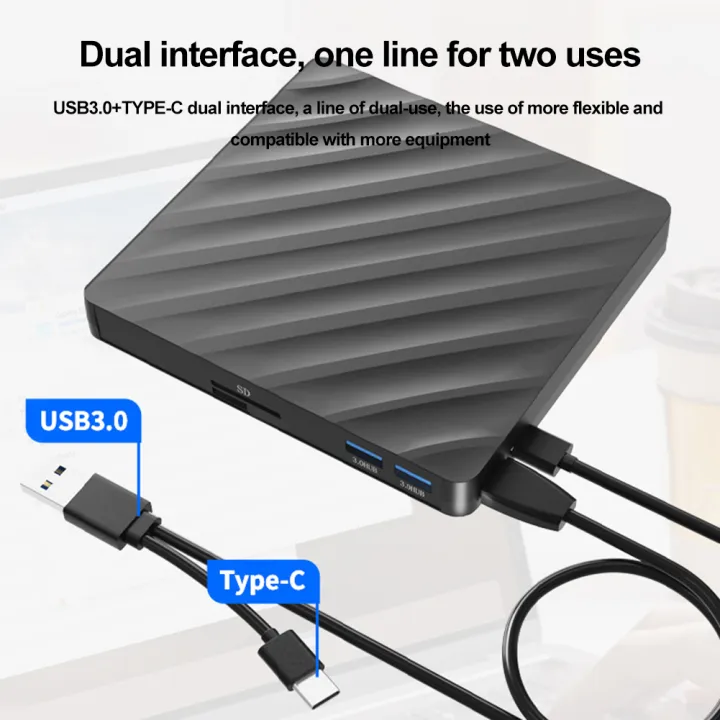 6%20In%201%20External%20Dvd%20Cd%20Drive%20Usb%20C%20Cd%20Player%20Pc%20External%20Disk%20Drive%20Case%20External%20Optical%20Drive%20Portable%20Dvd%20Player%20For%20Lap%20-%20Image%202