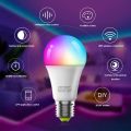 Smart Light Bulb 10W RGB+CCT E27 Dimmable LED Lamp Voice Control Smart Home Bulb Work with A mazon A lexa G oogle Home. 