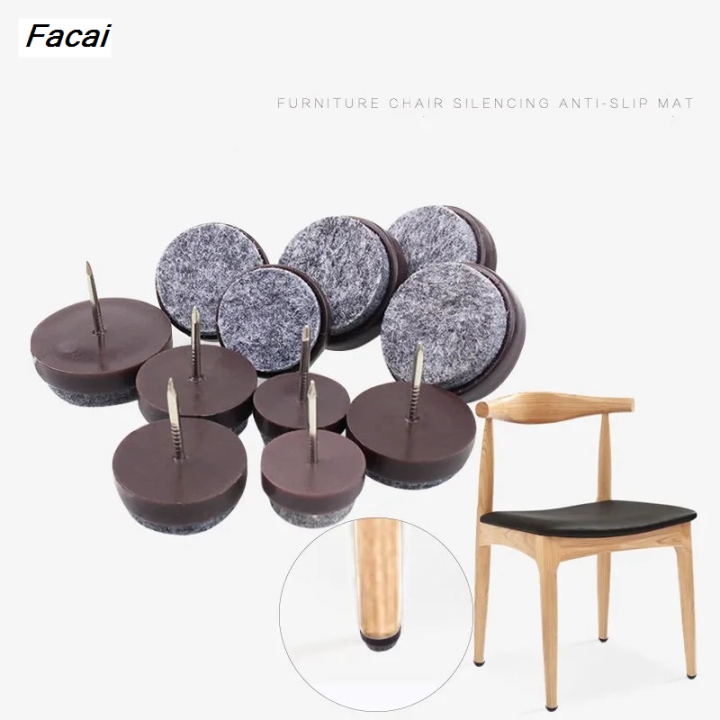 Facai KK FING 30 Pcs Chair Table Furniture Leg Bottom Feet Glides Skid Tile Luxury Plastic Pad Floor Nail Non-slip Wood Floor Protector NailUSB Fan