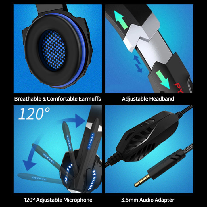 Python%20Fly%20G9000pro%20Gaming%20Headset%20with%20Noise%20Isolating%20120-degree%20Adjustable%20Mic%2040mm%20Driver%20Unit%20Wide%20Compatibility%20Purple%20-%20Image%203