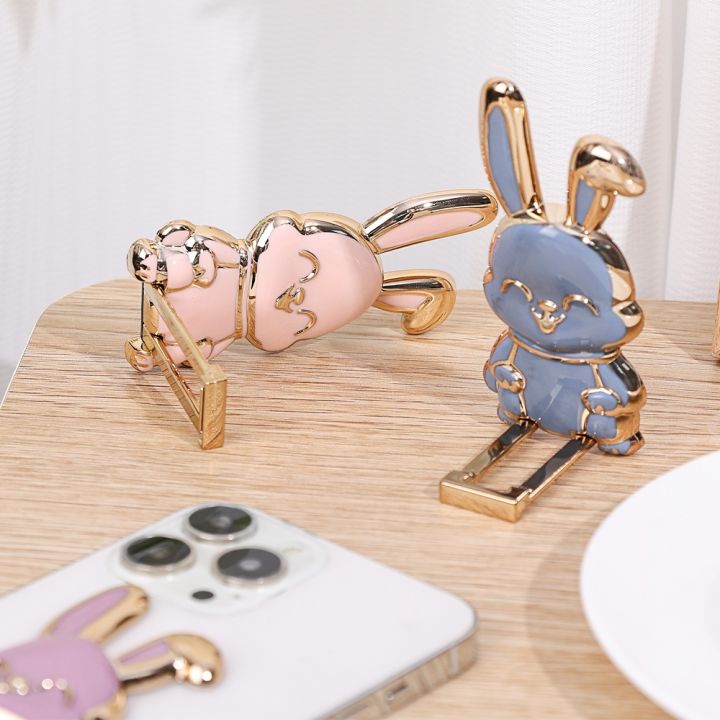 Lazy%20Ring%20Paste%20Desktop%20Mobile%20Phone%20Holder%20/%20Multi-color%20Optional%20Cartoon%20Rabbit%20Phone%20Holder%20/%20Mobile%20Phone%20Accessories%20-%20Image%205